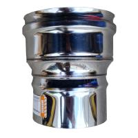 Переходник (нерж.ст.0,8 мм) с Ф130 на Ф115