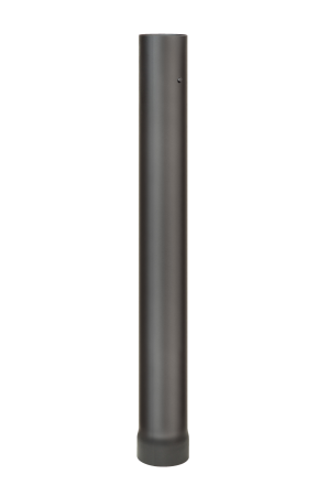 Дымоход одностенный , D115мм, L 1м (Черный)