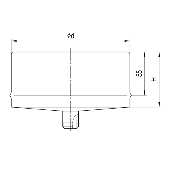 Конденсатоотвод для сендвича (430/0,5мм)Ф210 вн.(6