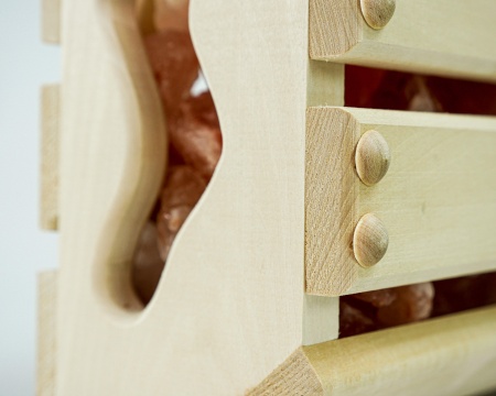 Корзинка с гималайской солью настенная