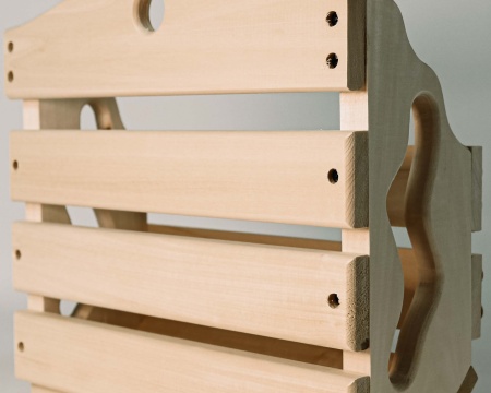 Корзинка с гималайской солью настенная