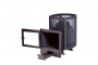 Печь банная чугунная Сибирь-20 Панорам.дв. сетка