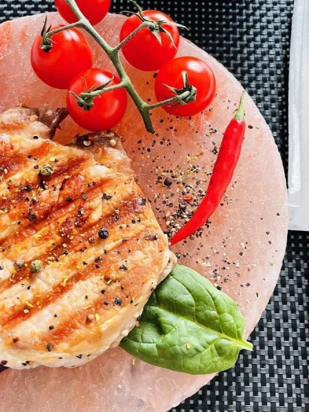 Гималайская соль плитка для жарки и разделки 20х2,